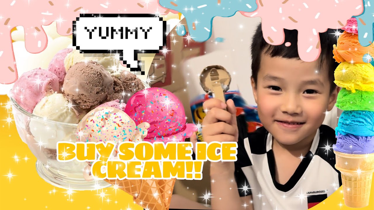 Yummy Ice Cream for Everyone! 🍦 Pretend Play with Friends! Eisstand Rollenspiel mit Spielzeug!
