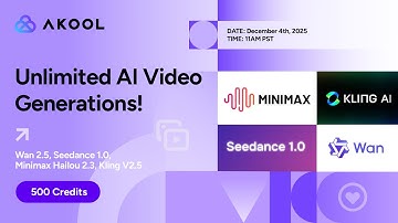 AKOOL: Unlimited AI Video Generations!