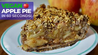 Healthy Vegan Apple Pie In 60 Seconds Sugar-Free Gluten-Free