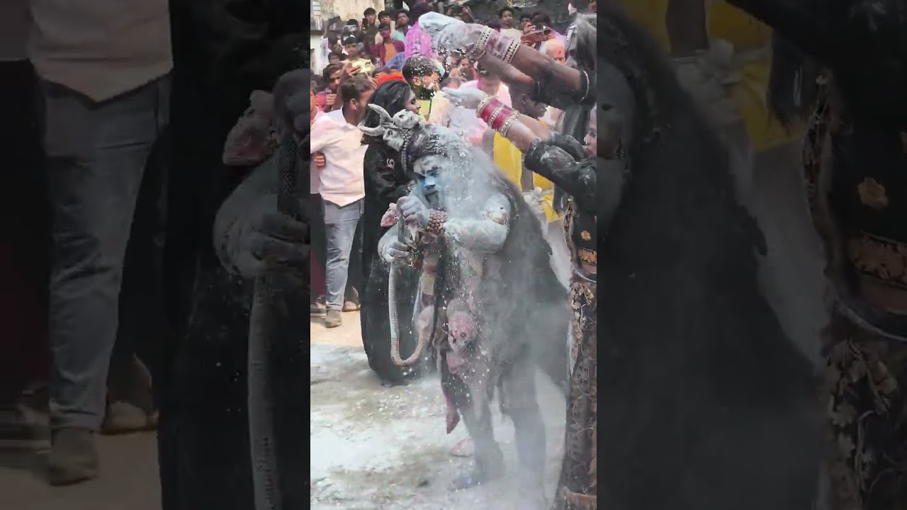 मनियर शिव बरात में डांडिया जय हो बाबा महाकाल 