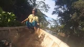 Pemasangan Jaring Keruk  Bikin Panen Ikan Di Sungai