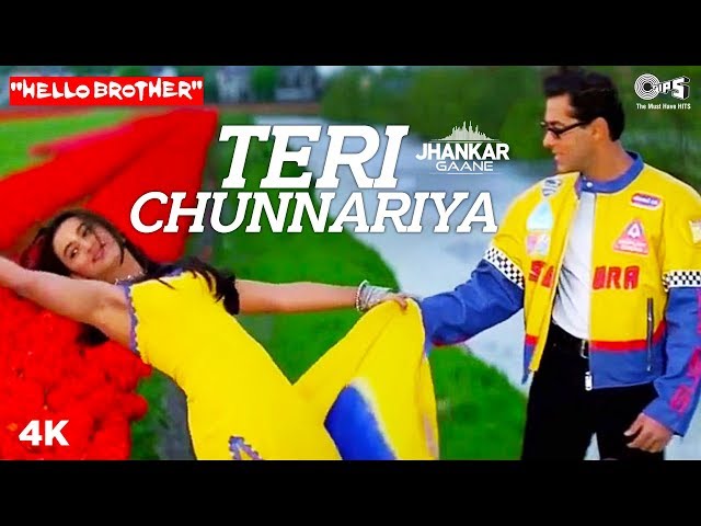 Teri Chunariya Dil Le Gayi (Jhankar ) - Hello Brother | Alka Yagnik & Kumar Sanu class=