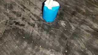Blue crackling strobe and a question