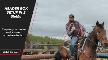 Header Box Team Roping Tips 2- Just SlowMotion header starts