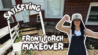 Satisfying Front Porch Transformation | Newbuild Newlyweds