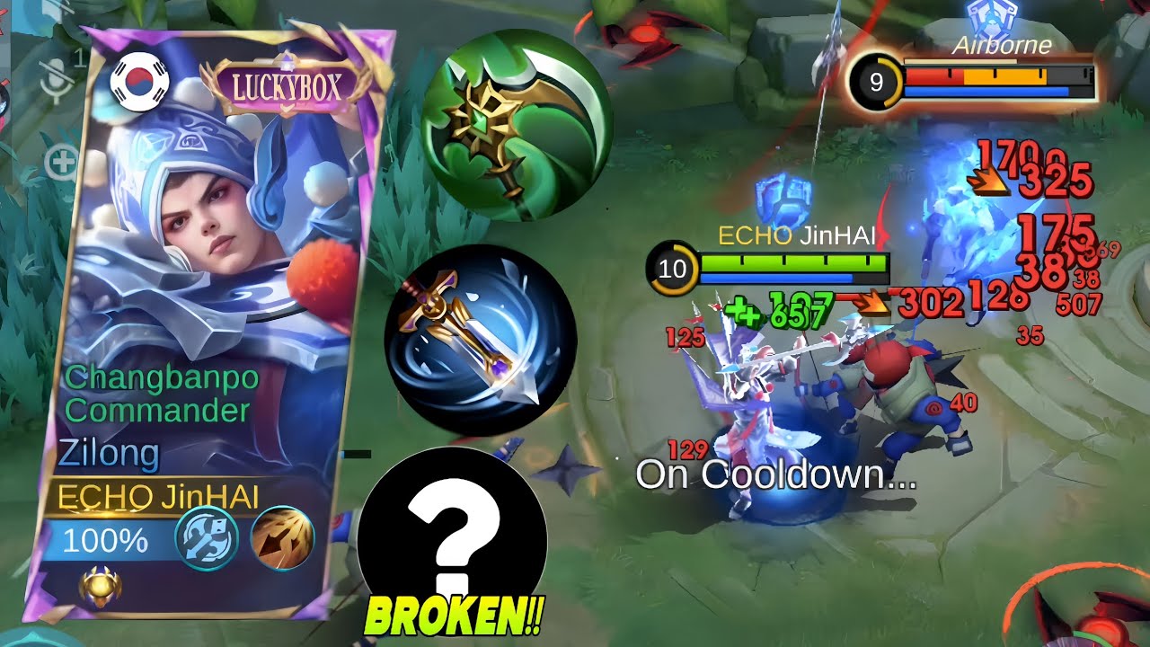 ZILONG BEST DAMAGE BUILD FOR INTENSE BATTLE | ZILONG 99.9% BROKEN BUILD