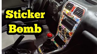 Sticker Bombing My Whole Center Console Saab 9-2x (Subaru Impreza) Sticker Bombing My Whole Center Console Saab 9-2x (Subaru Impreza)