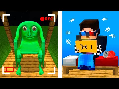🪑Я ЗАСНЯЛ КАРКИР КЕРКИР НА СКРЫТЫЕ КАМЕРЫ В МАЙНКРАФТ! БРЕЙНРОТ MINECRAFT