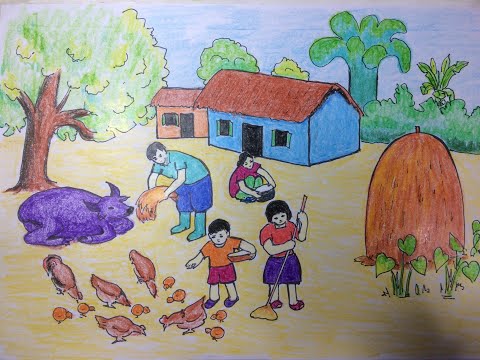 Video Vẽ tranh đề tài gia đình - Vẽ tranh đề tài lao... - youtube