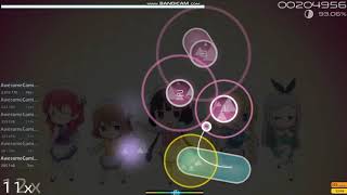 osu! Gameplay [Detarame na Minus to Plus ni Okeru Blend Ko / Blend-A] (Hard Mode)