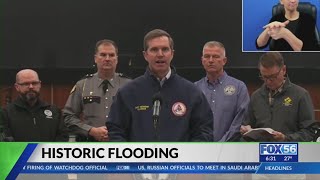 Search and rescue efforts continue in Kentucky as death toll rises to 12 amid  floods