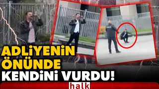 Çağlayanda Hareketli Dakikalar Başına Silah Dayadı, Kendini Bacağından Vurdu