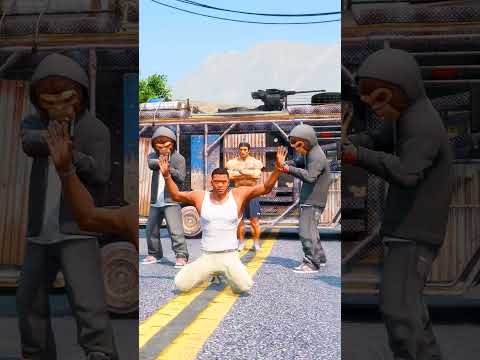 Franklin Got CAUGHT by Gangsters… Michael Shows Up & It’s OVER! 😤💥 GTA 5 #shorts