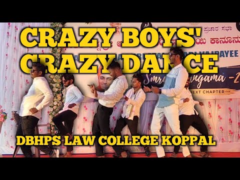 Crazy Boy's Crazy Dance | DBHPS College Koppal |
