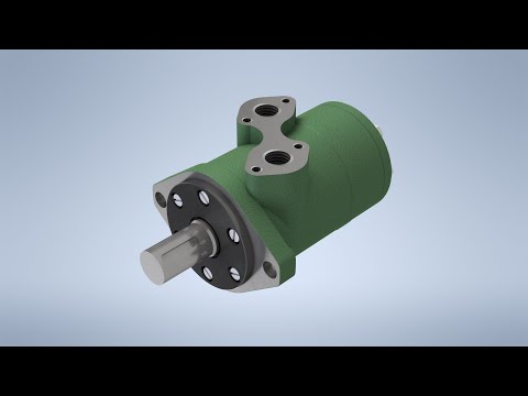 Orbital hydraulic motor (gerotor style) -