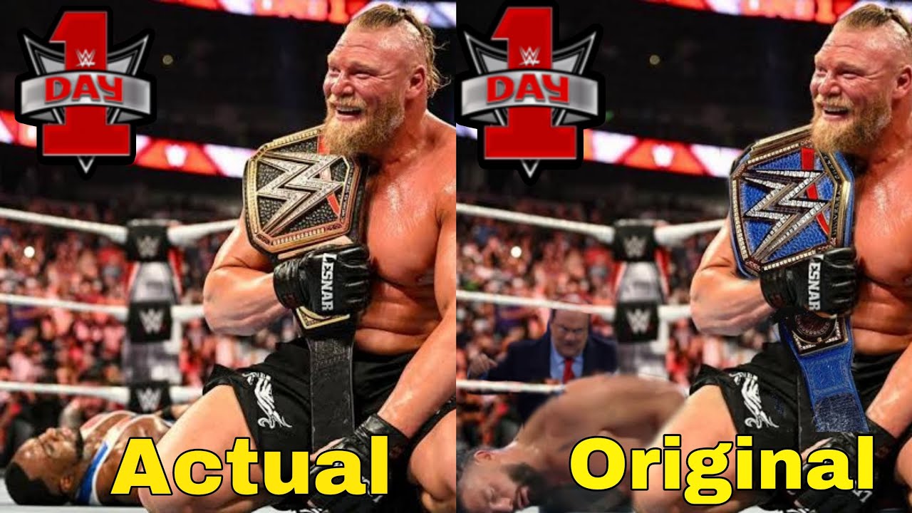 WWE Matches And Their Original Winners. WWE Matches जिनके Original Winner कोई और थे|