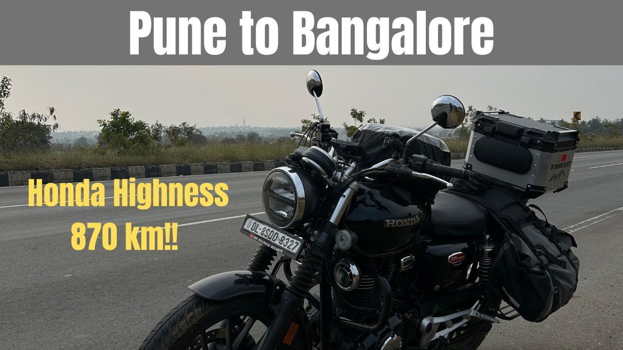 Ep 1 | Pune to Bangalore | Dhanushkodi 2025 | Honda Highness | 2UP Riding