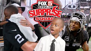 10Yo Raiders Fan Surprised Sideline Interview Goes Viral Jeremiahoneandfive Surprise Squad Story