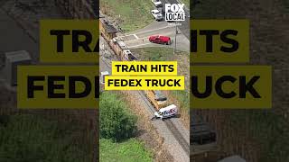 Train slams into FedEx truck in Texas | FOX 10 Phoenix