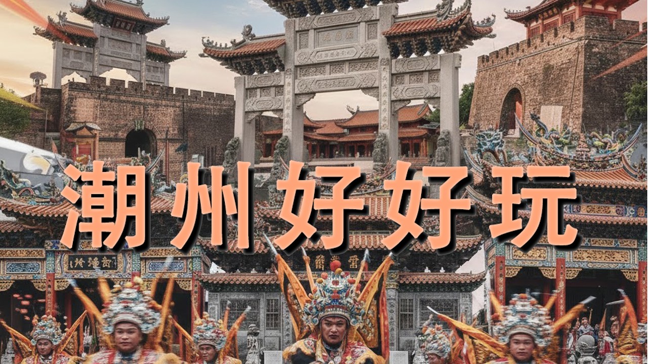 潮汕过年狂欢！英歌舞+城隍庙+古府衙，4天玩爆潮州揭阳！🔥#潮汕旅游 #英歌舞 #潮州古城 #城隍庙 #潮州府 #广东年味 #潮汕vlog #过年旅行