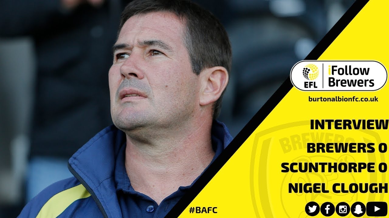 POST-SCUNTHORPE | Nigel Clough speaks to iFollow Brewers