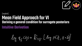 Mean Field Approach for Variational Inference | Intuition & General Derivation