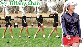ティファニー・チャン Tiffany Chan 陳芷澄 香港の女子ゴルフ スローモーションスイング!!!