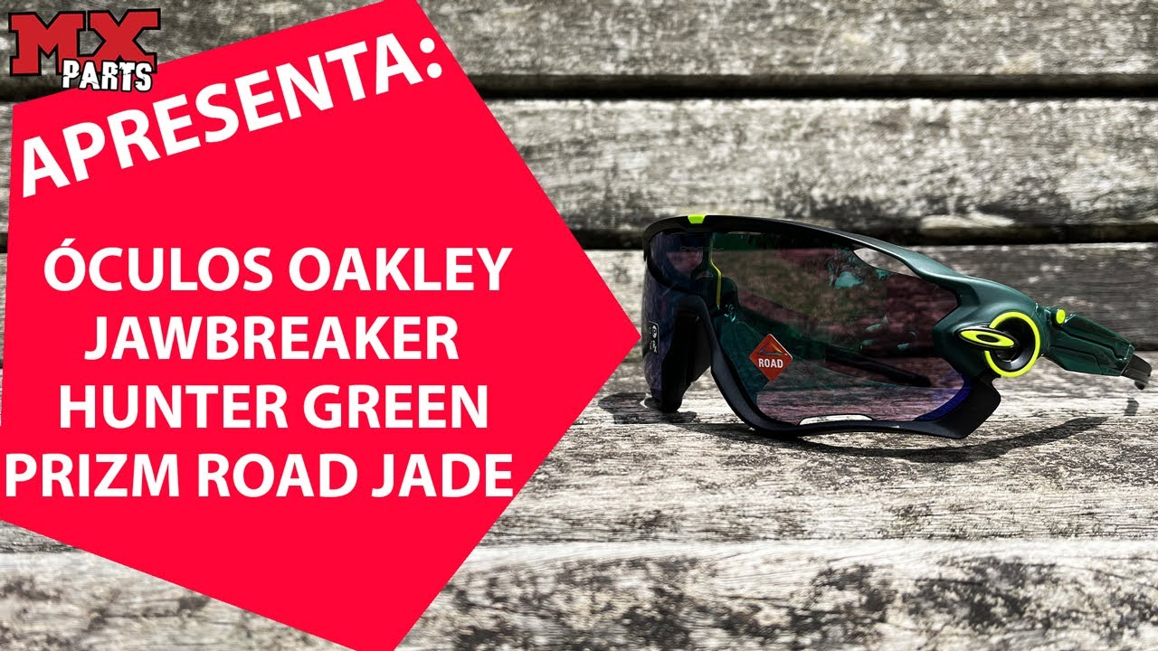 Óculos Oakley Jawbreaker Matte Hunter Green/Prizm Road Jade