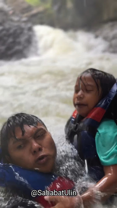 BOCIL DI AJAK BERENANG DI SUNGAI SAMA MANG UNI