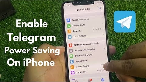 How To Enable Power Saving On  Telegram iPhone (Tutorial)