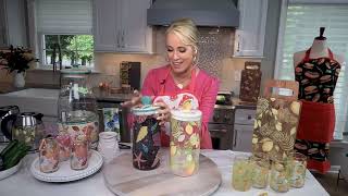 Temp-tations 3-Quart Glass Canister on QVC
