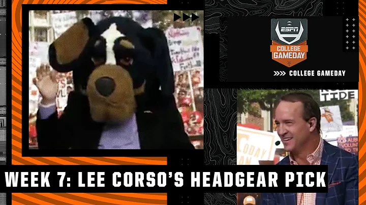 Lee Corso's headgear pick for Alabama vs. Tennesse...