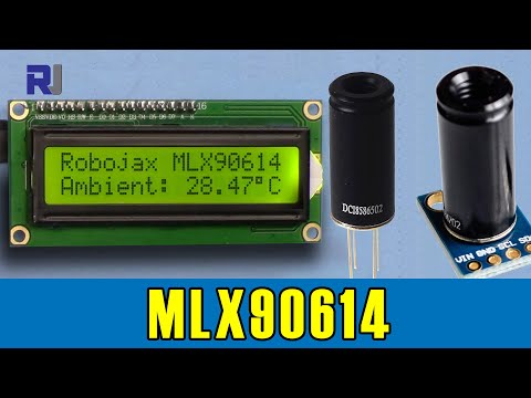 Contactloze thermometer Infraroodsensor MLX90614 met LCD