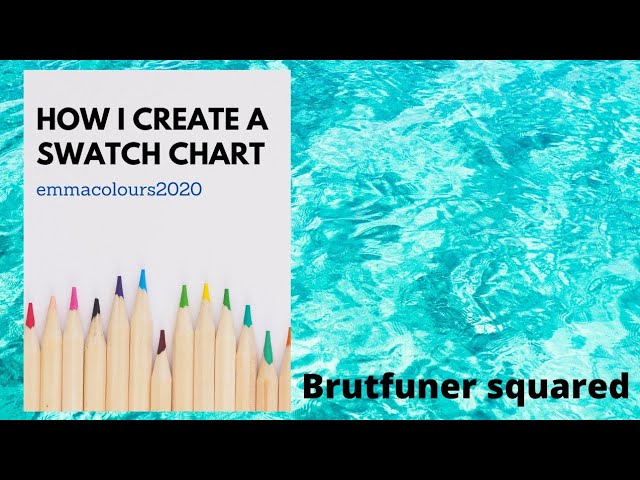 BRUTFUNER OILY COLORED PENCILS, Review, Color Swatch