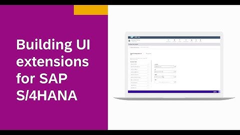 Creating extensions for S/4HANA in SAP Build Apps