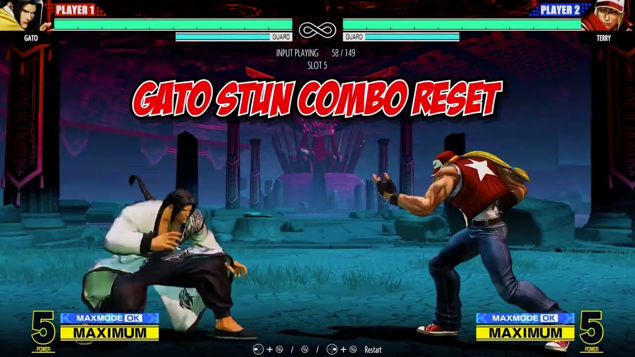 【KOF 15】Gato Full Stun Reset Combo