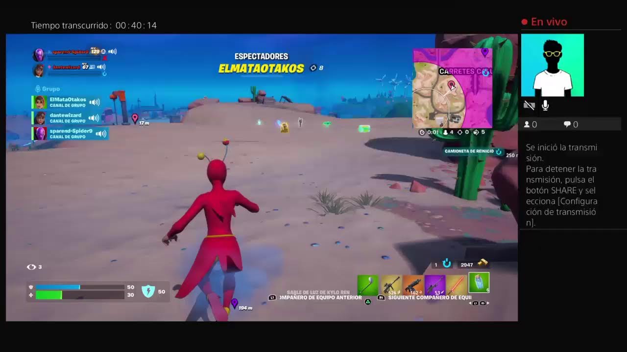 Transmisión de PS4 en vivo de sparend-Spider9