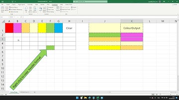 Colour Format Picker VBA Excel