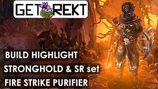 [HC] Grim Dawn Build Guide - Fire Strike Stronghold & SR set Purifier
