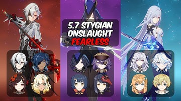C1 Arlecchino, C6 Clorinde, C0 Skirk | 5.7 Stygian Onslaught Fearless | Genshin Impact