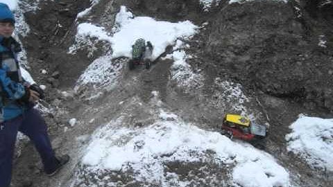 Axial SCX10 Dingo and Wraith in Winter