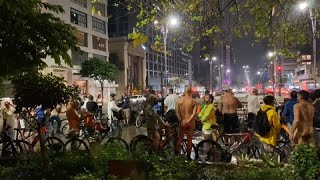 شاهد: مسيرة عراة لراكبي الدراجات في ساو باولو البرازيلية