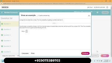 MY MATH LAB | Homework: 8.3 | 1324 SP 24| For Full Solution contact Us | Pearson