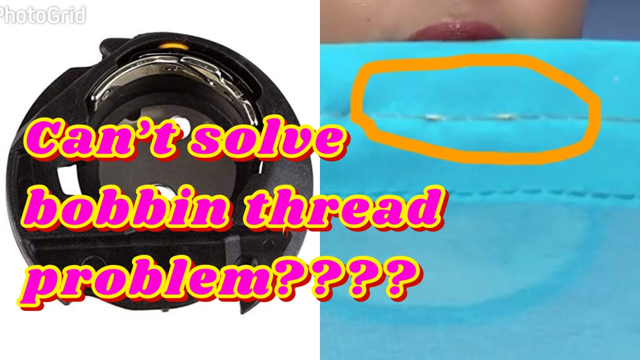 How to fix sewing machine bobbin thread stitching on on singer sewing