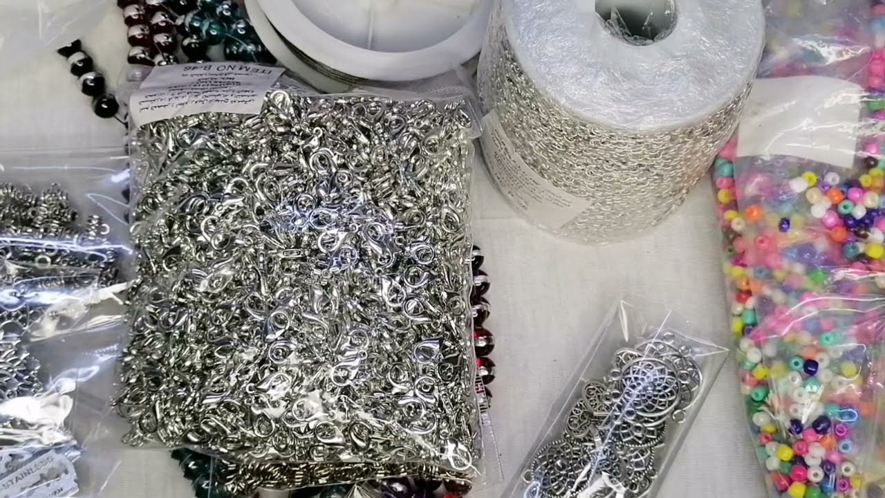 مشتريات جديده من خامات الاكسسوارات الهاند ميد من محل الصفوة وحارة المزين وحارة اليهود في العتبه 2024