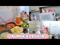 ALMOÇO DELÍCIA E NO CAPRICHO - FAXINA RÁPIDA NA COZINHA - COLOQUEI A CORTINA NOVA - MARYA ALVES