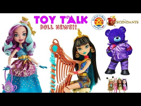 BUILD A BEAR WORKSHOP DISNEY DESCENDANTS PLUSHIE, MONSTER HIGH & EVER AFTER HIGH DOLLS | TOY TALK