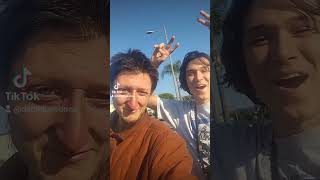 Daniel Larson just got done with a modeling shoot. 😂