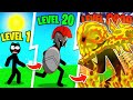 Upgrading NOOB to GOD in STICK WAR!