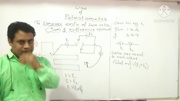 Comparison of EMF of Two Cells using Potentiometer by Sum & Difference method
